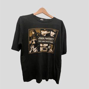 John Fogerty The Long Road home world tour tee size large vintage